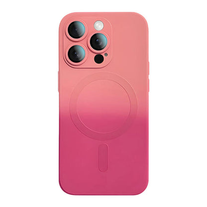 Dopamine Gradient MagSafe Phone Case - Pink Red