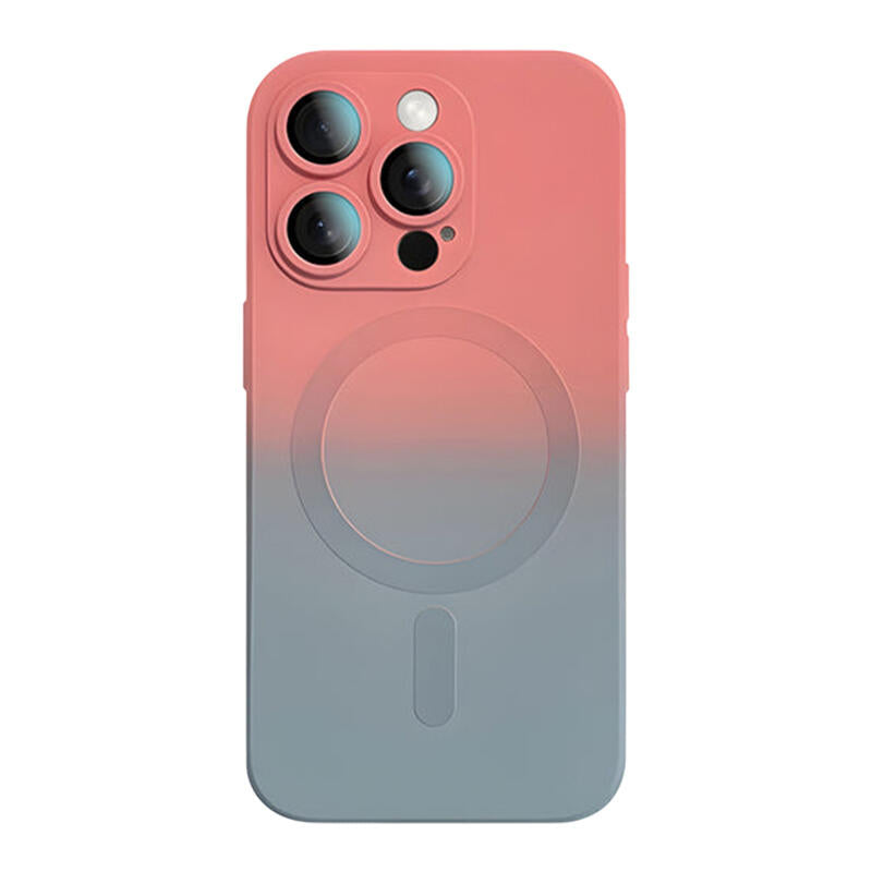 Dopamine Gradient MagSafe Phone Case - Pink Gray