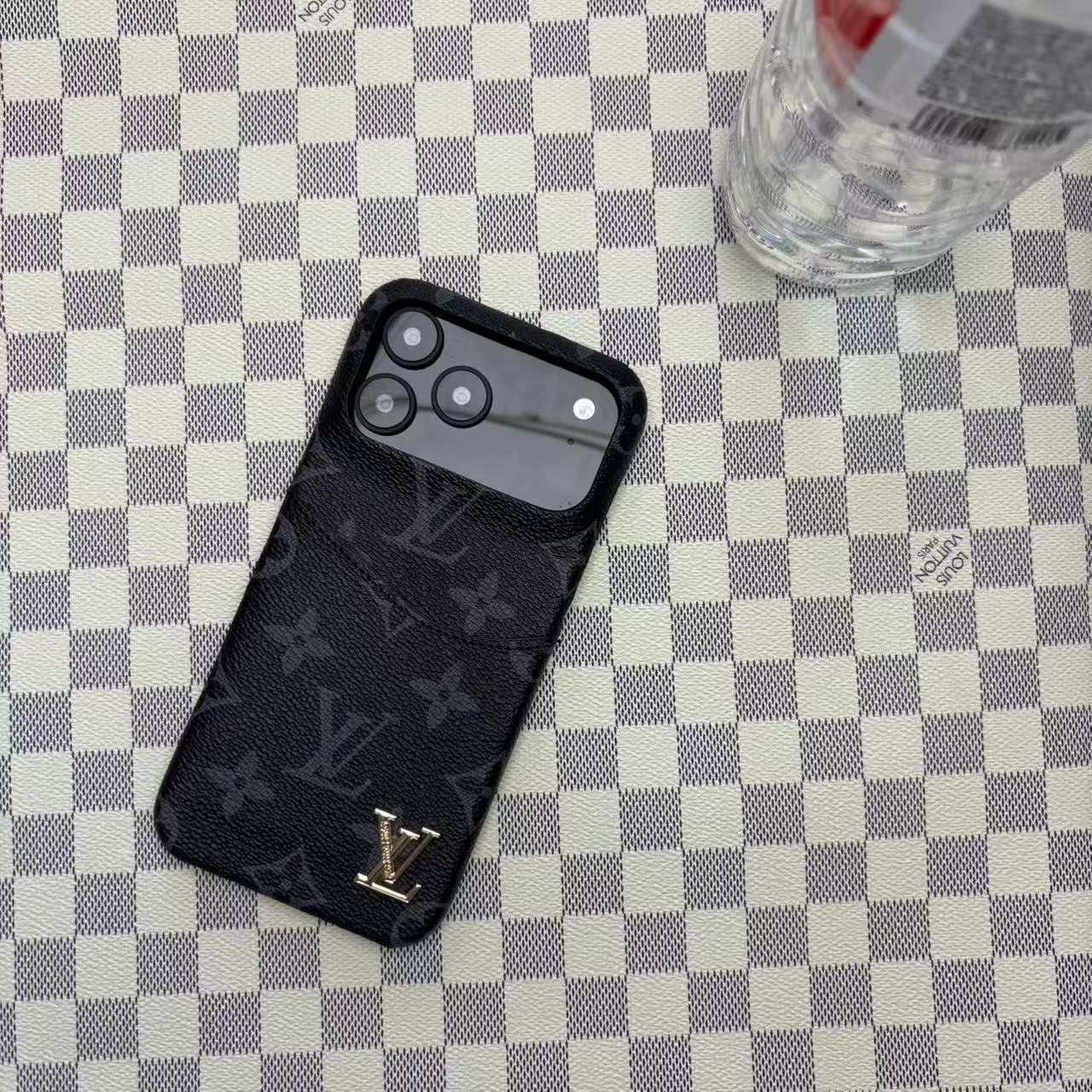 Leather Phone Case with Card Holder For iPhone 12-17