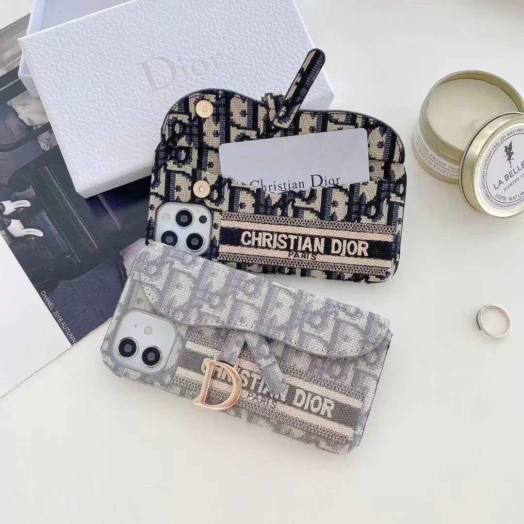 Lady Wallet Phone Case Card Holder For iPhone