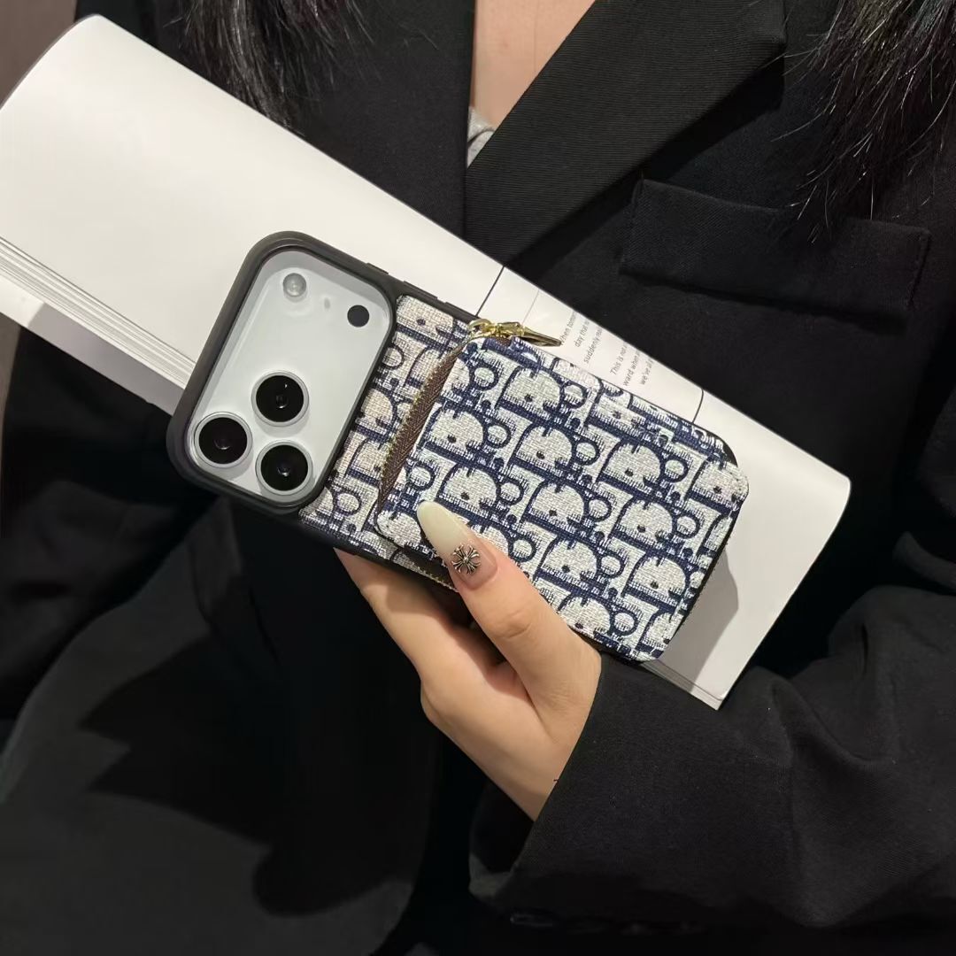 Luxury Phone Case Card Slot For iPhone 12-17