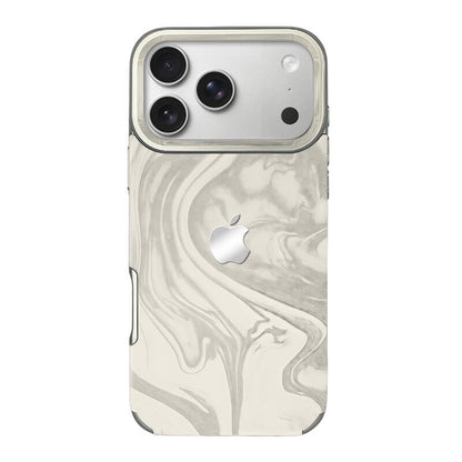 Electroplated Velvet Phone Case - White