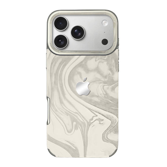 Electroplated Velvet Phone Case - White