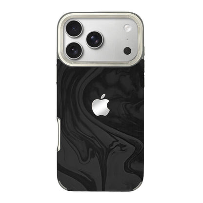 Electroplated Velvet Phone Case - Black