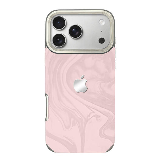 Electroplated Velvet Phone Case - Pink