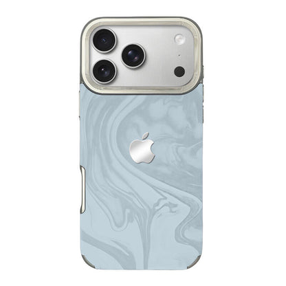 Electroplated Velvet Phone Case - Baby Blue