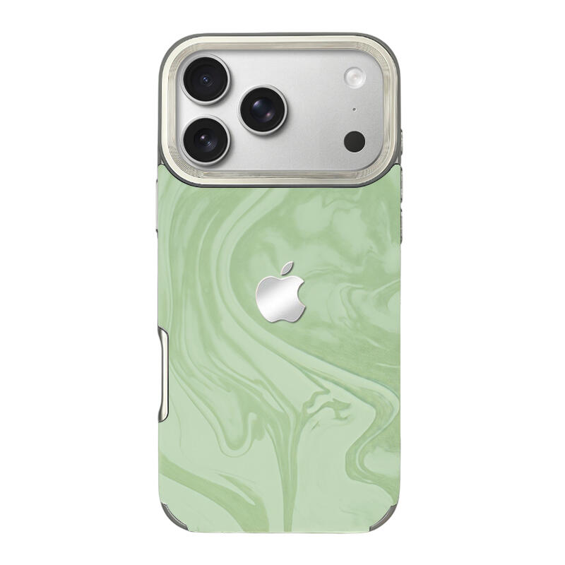 Electroplated Velvet Phone Case - Green