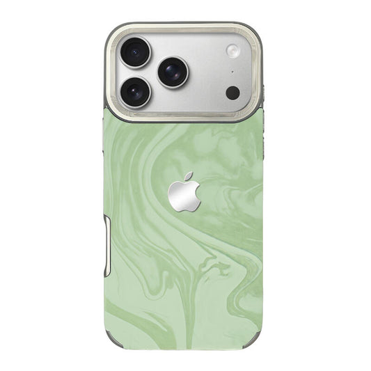 Electroplated Velvet Phone Case - Green