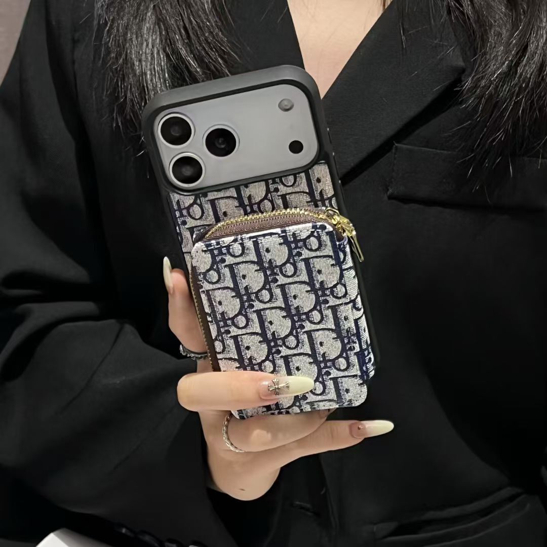 Luxury Phone Case Card Slot For iPhone 12-17