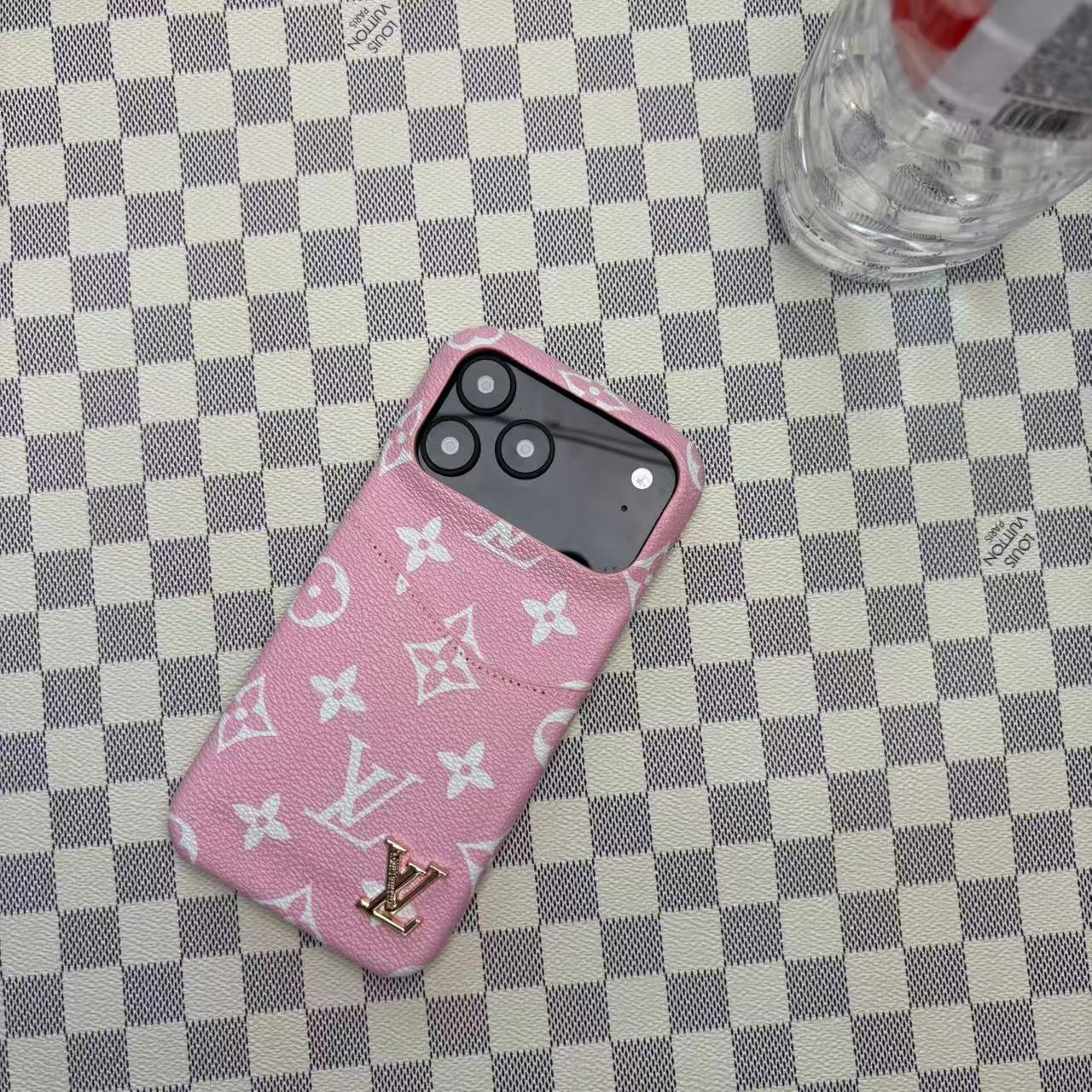 Leather Phone Case with Card Holder For iPhone 12-17