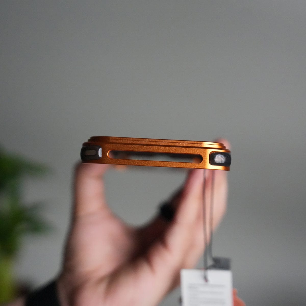 iPhone 17 Pro Leather Frameless Metal Kickstand Case