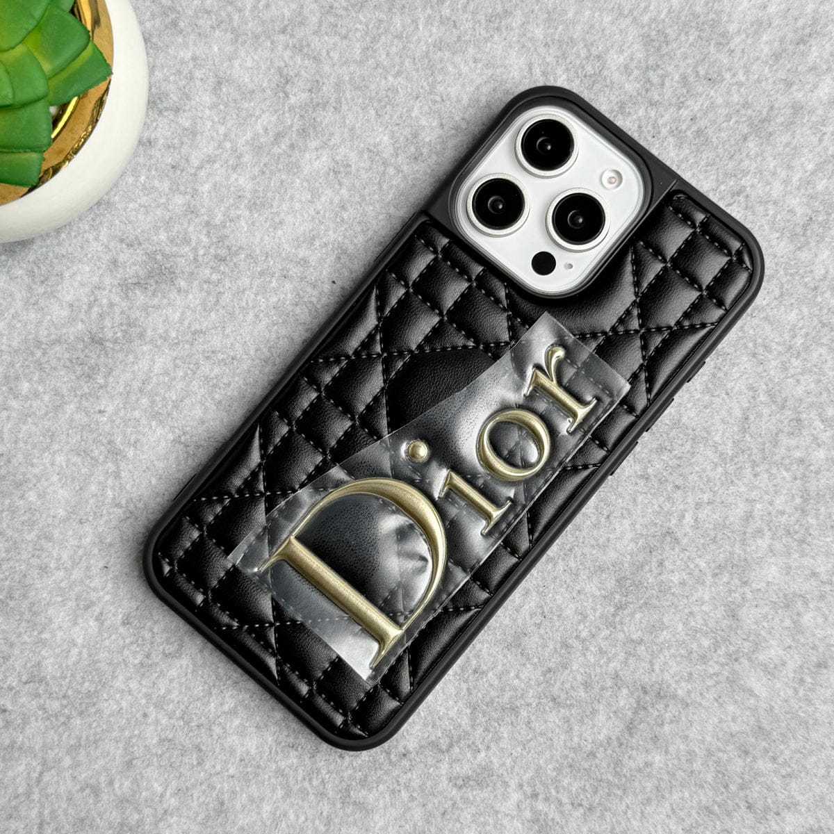 iPhone 16 Series DR Puff Edition PU Leather Case Cover