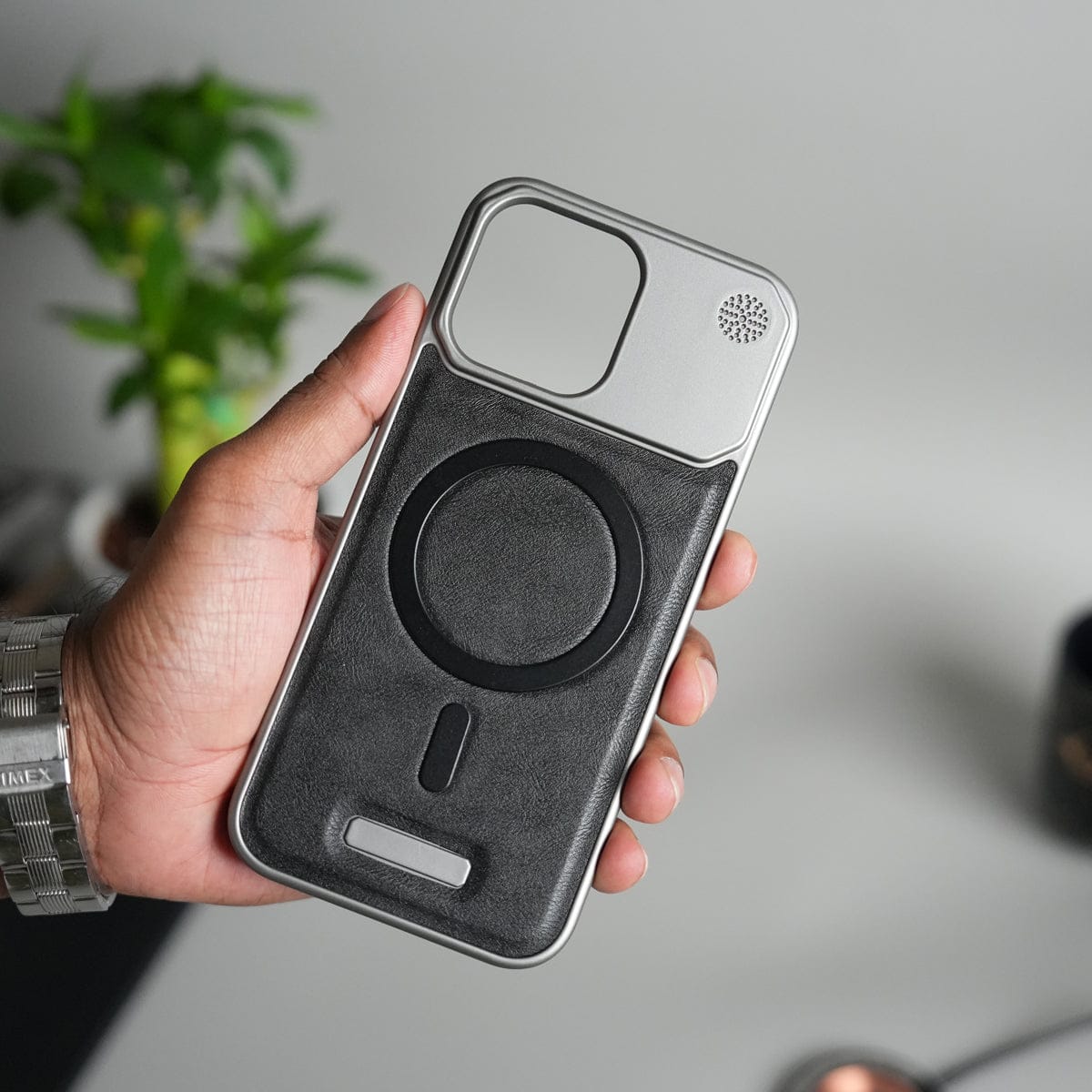 iPhone 15 Series Cover Frameless PU Leather Case