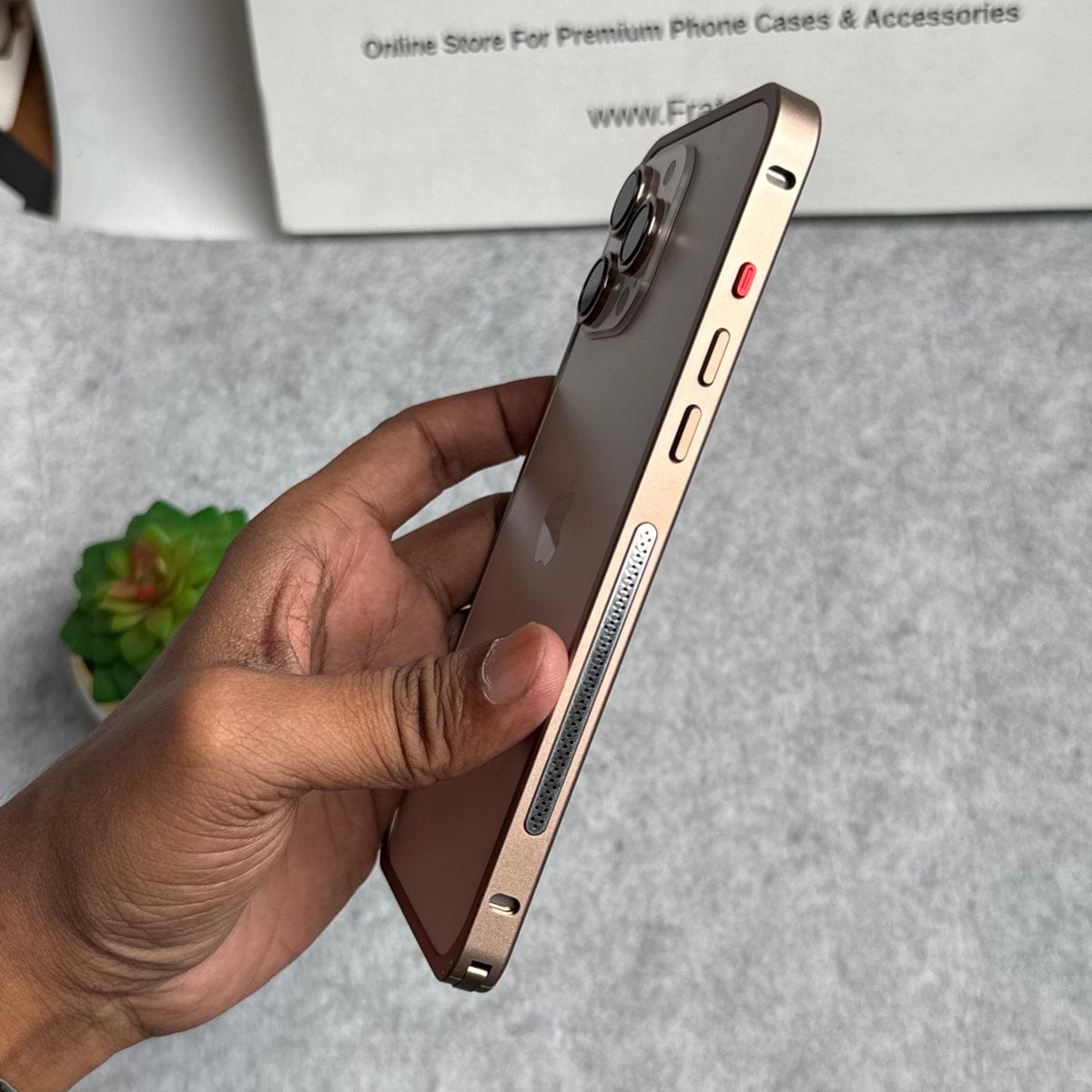 iPhone 16 Series Light Weight Aluminium Metal Bumper Frame