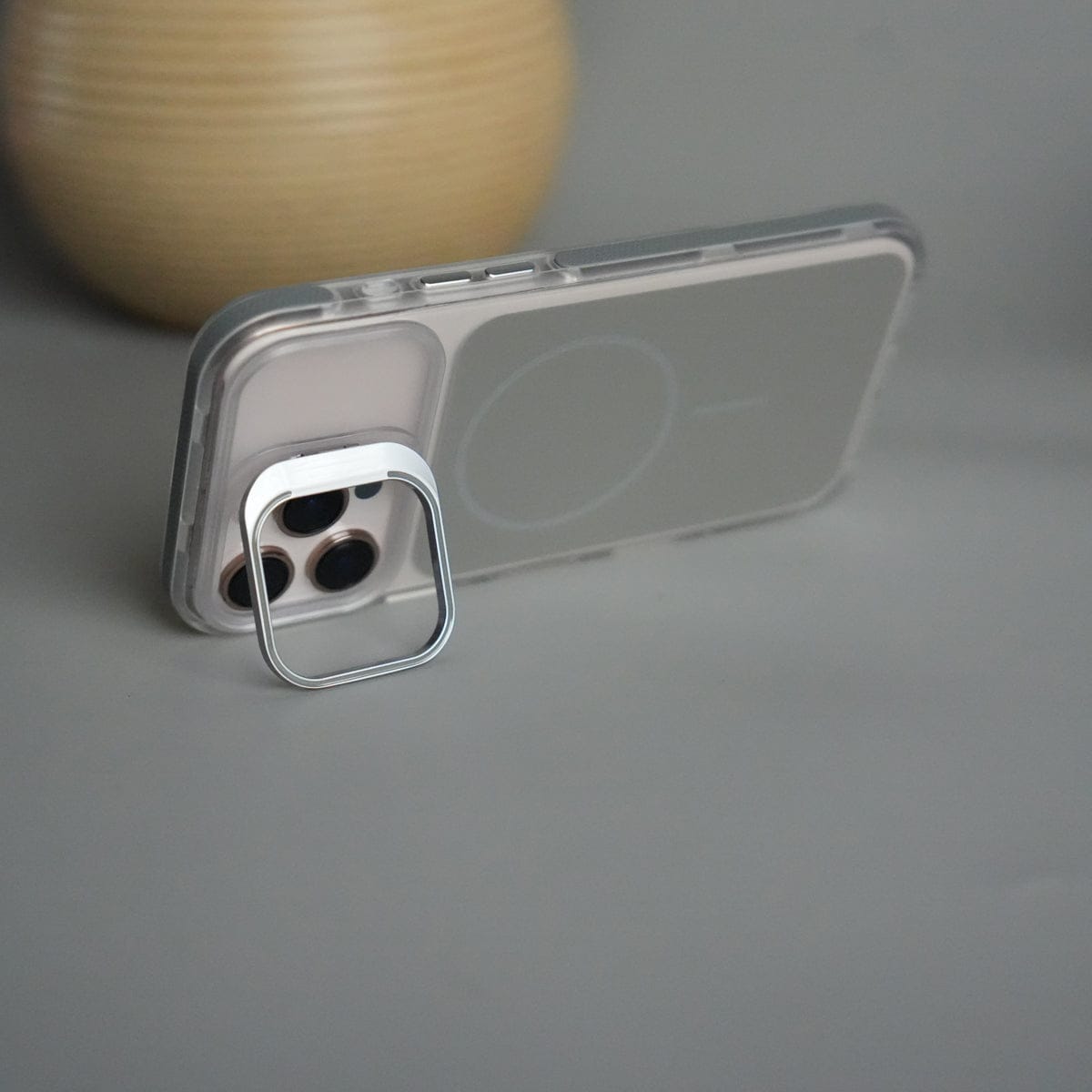 iPhone 16 Pro Max MagSafe Case with Metal Camera Stand | Slim & Shockproof Protection