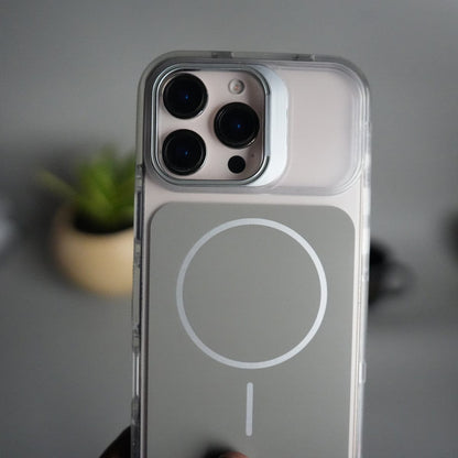 iPhone 15 Pro Max MagSafe Case with Metal Camera Stand | Slim & Shockproof Protection