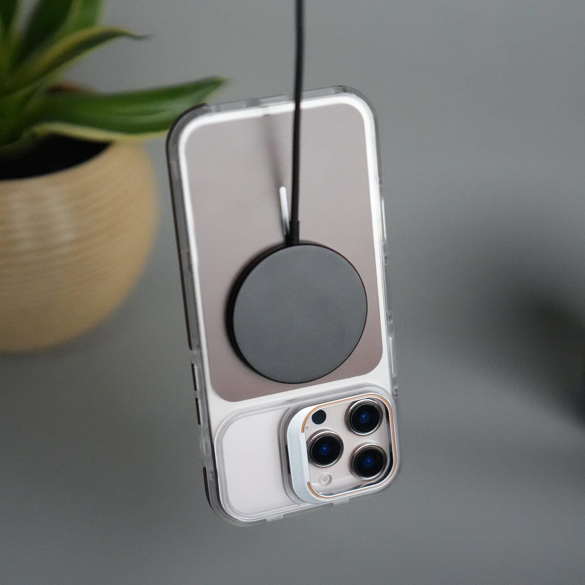 iPhone 16 Pro Max MagSafe Case with Metal Camera Stand | Slim & Shockproof Protection
