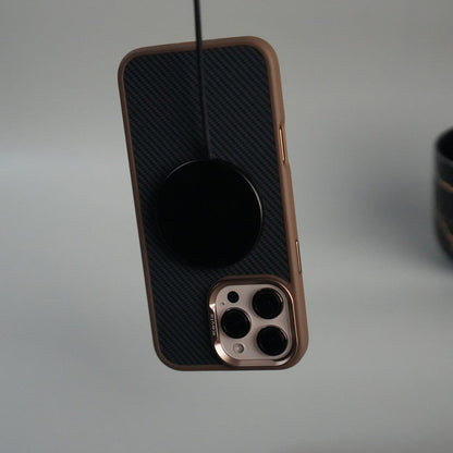 iPhone 16 Series Carbon Fiber Design MagSafe Cover