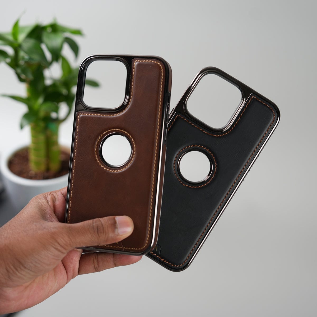 iPhone 15 Series Leather MagSafe Case