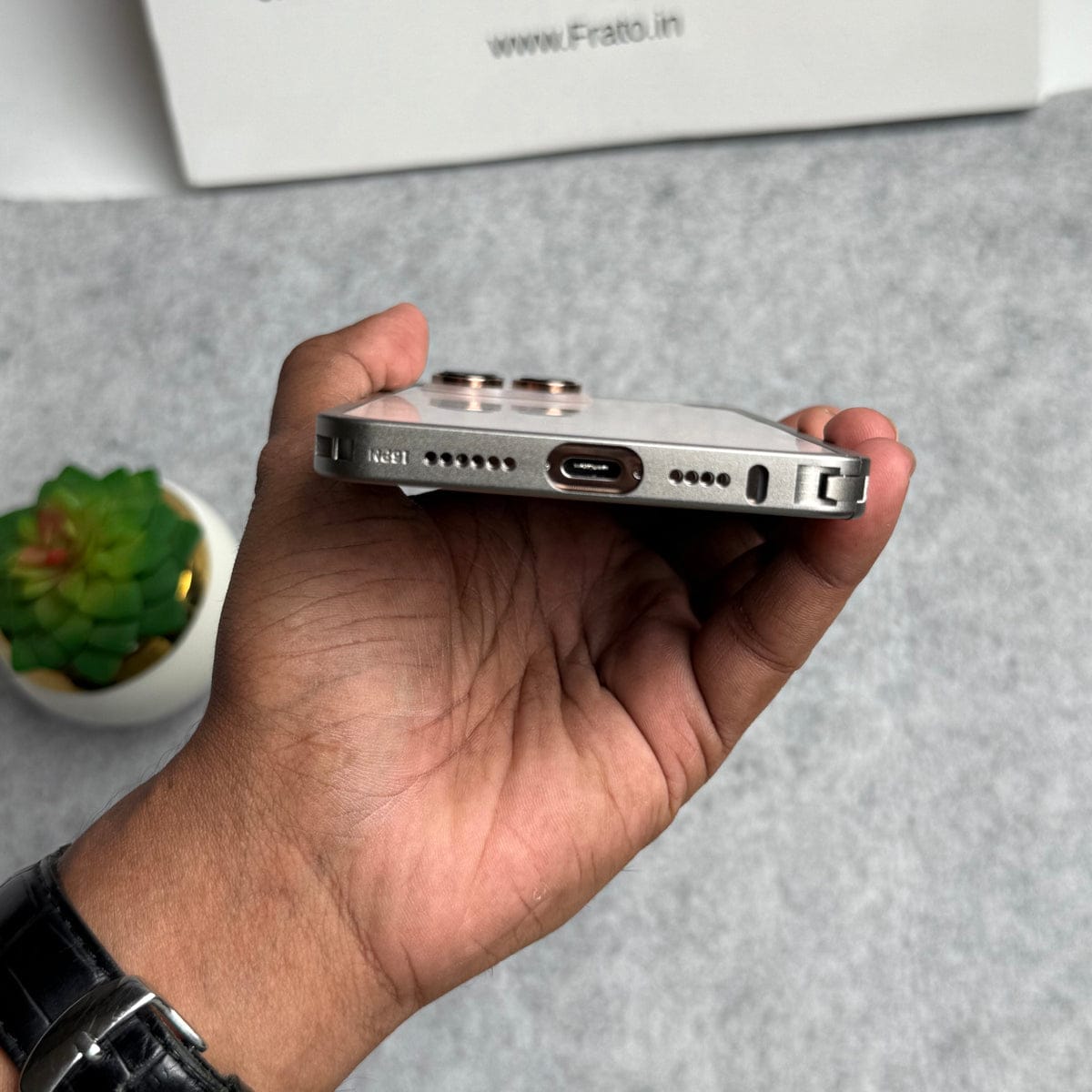 iPhone 16 Series Light Weight Aluminium Metal Bumper Frame