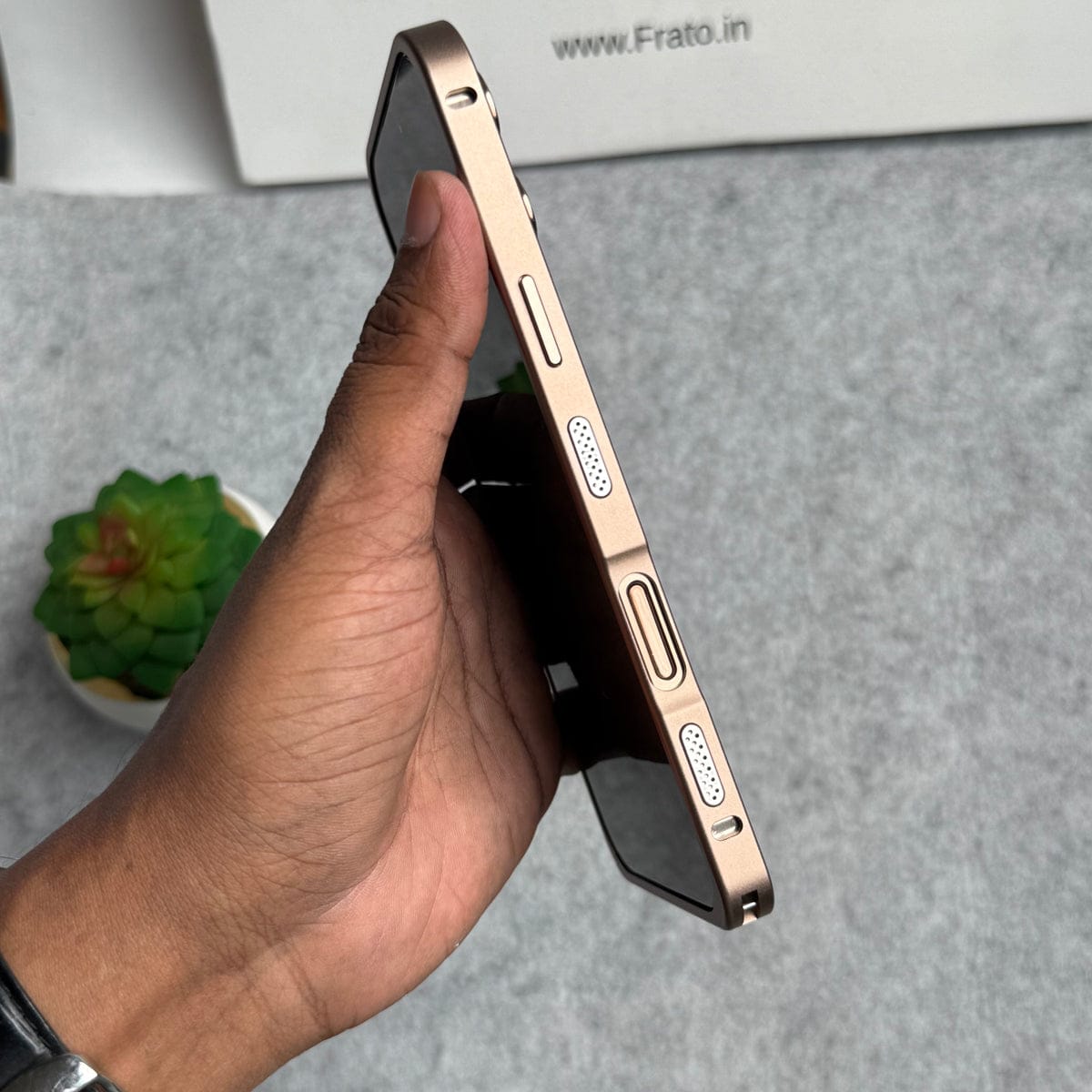 iPhone 16 Series Light Weight Aluminium Metal Bumper Frame