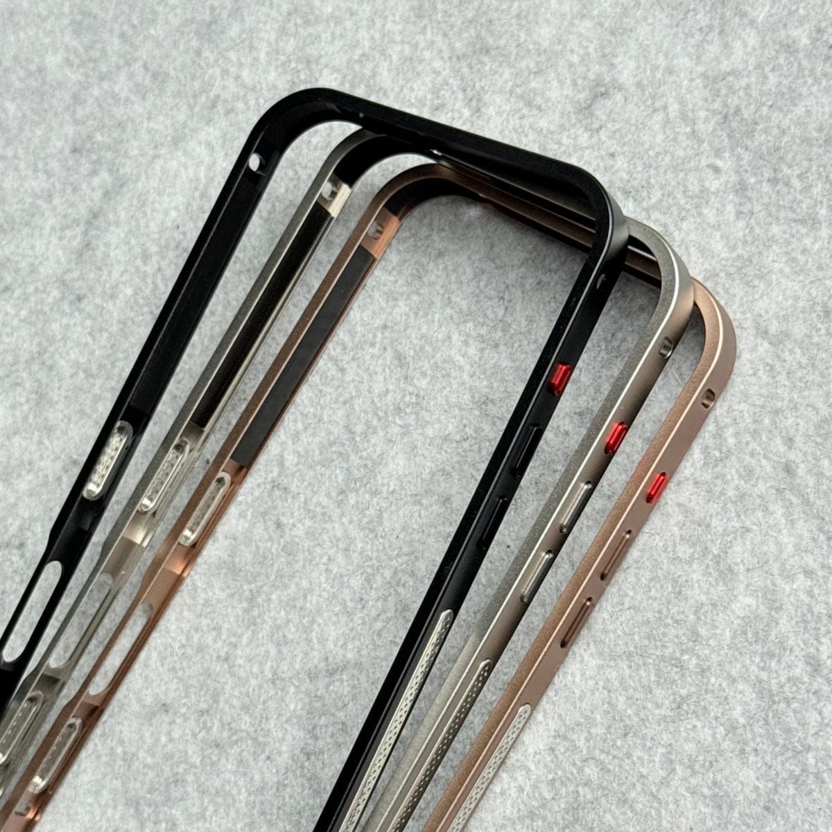 iPhone 16 Series Light Weight Aluminium Metal Bumper Frame