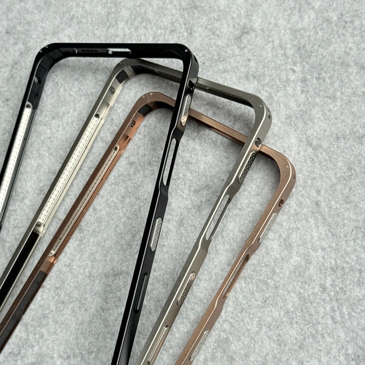 iPhone 16 Series Light Weight Aluminium Metal Bumper Frame