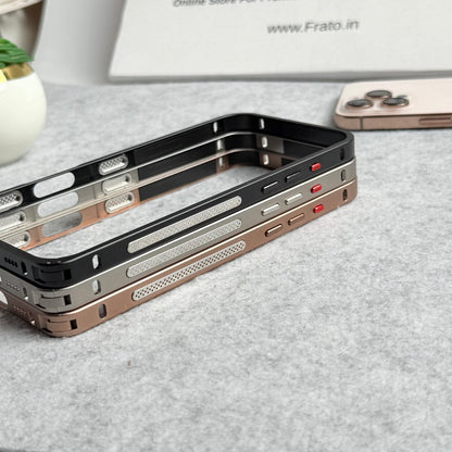 iPhone 16 Series Light Weight Aluminium Metal Bumper Frame