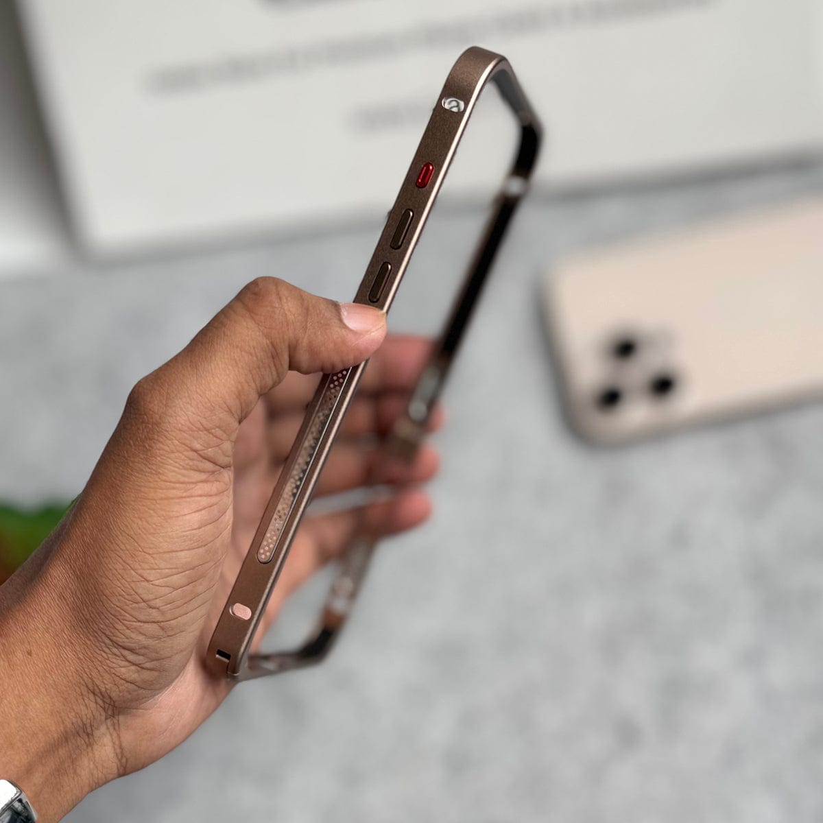 iPhone 16 Series Light Weight Aluminium Metal Bumper Frame