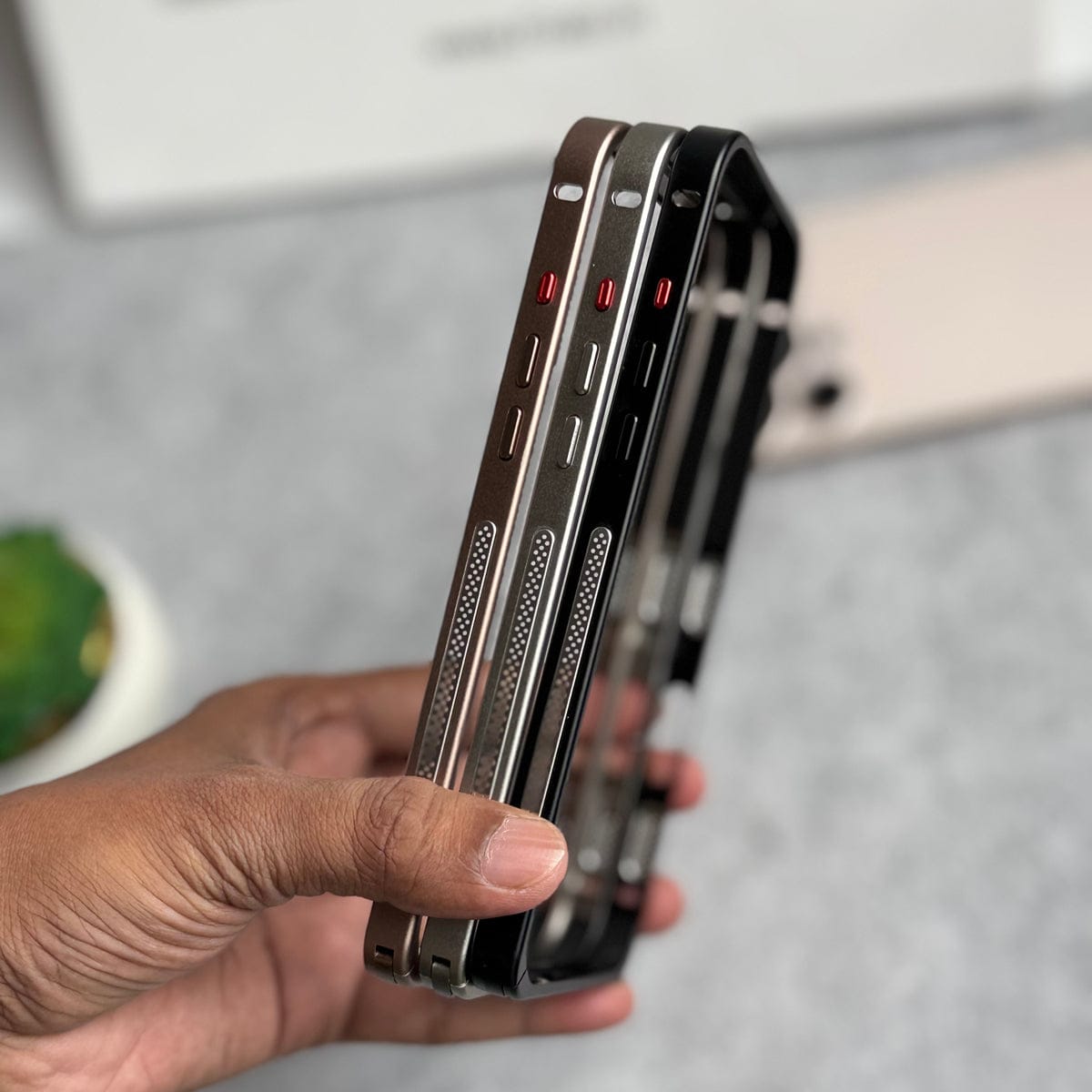 iPhone 16 Series Light Weight Aluminium Metal Bumper Frame