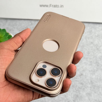 iPhone 16 Series Super Frosted Shield Pro Case Cover (Desert Golden)