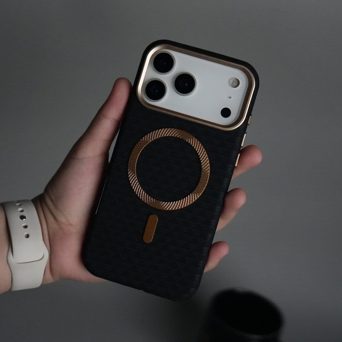 iPhone 17 Pro Elite Leather-Texture Case Cover