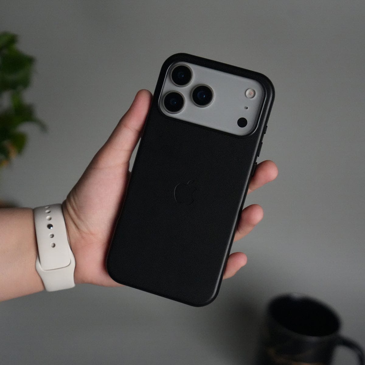 iPhone 17 Pro MagSafe PU Leather Back Cover | Premium PU Leather | Slim & Elegant Hard Case