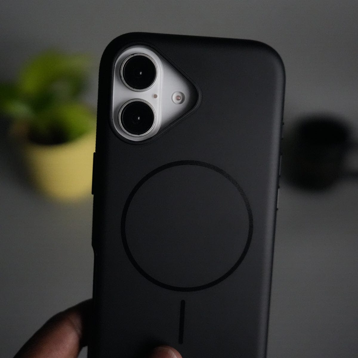 iPhone 17 Soft Touch MagSafe Case | Matte Finish with Color Camera Frame