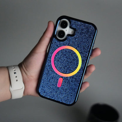 iPhone 17 Luxury Diamond Case Cover With MagSafe