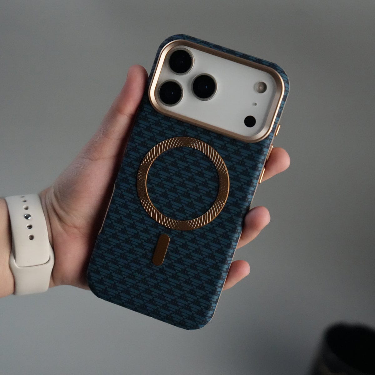 iPhone 17 Pro Elite Leather-Texture Case Cover