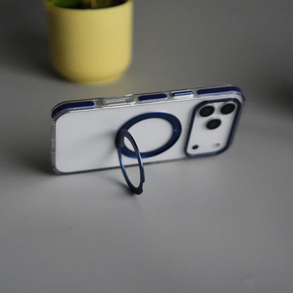 iPhone 17 Pro Max ClearShield Metal Ring Stand MagSafe Case Cover