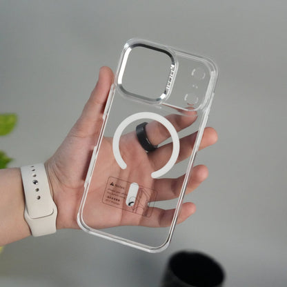 iPhone 17 Pro Crystal Clear Anti-Yellow Case with MagSafe & Metal Camera Bumper