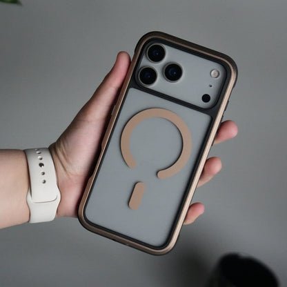 iPhone 17 Pro Military Grade Durable Aluminum Frame MagSafe Case | Anti-Yellowing Technology Case