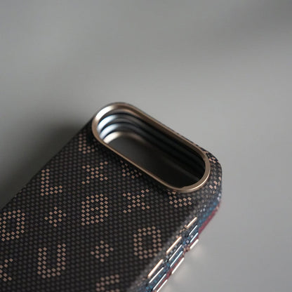 iPhone 17 Air Aramid Fiber Case | Slim MagSafe Cover | Maroon