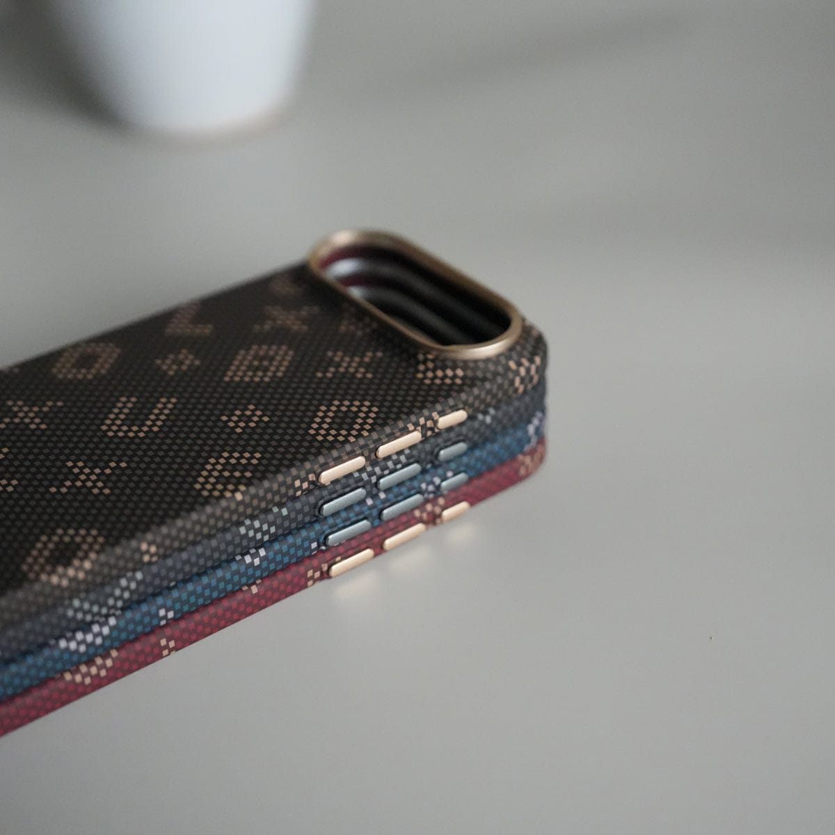 iPhone 17 Air Aramid Fiber Case | Slim MagSafe Cover | Maroon