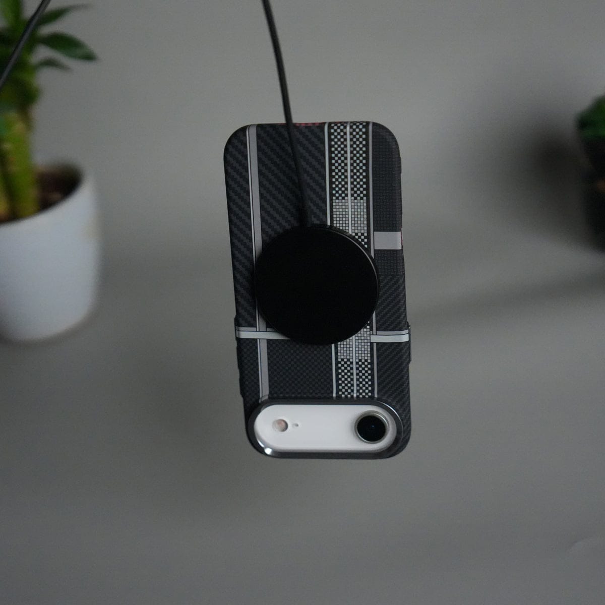 iPhone 17 Air Carbon Fiber Texture Design Hard Pc MagSafe Case Cover MixLine