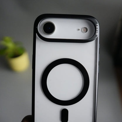 iPhone 17 Air CrystalView MagSafe Case with Metal Camera Frame Kickstand Cover