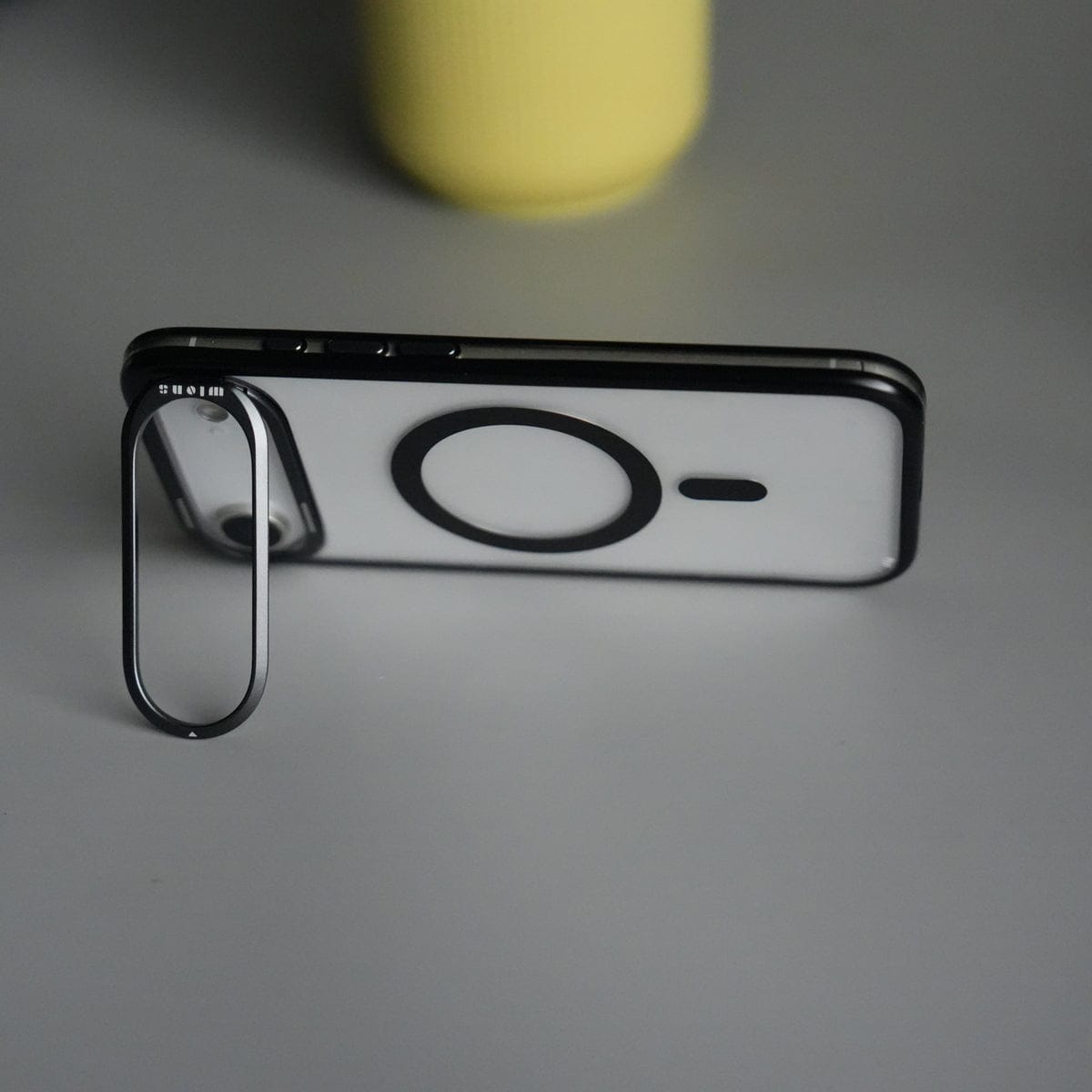 iPhone 17 Air CrystalView MagSafe Case with Metal Camera Frame Kickstand Cover