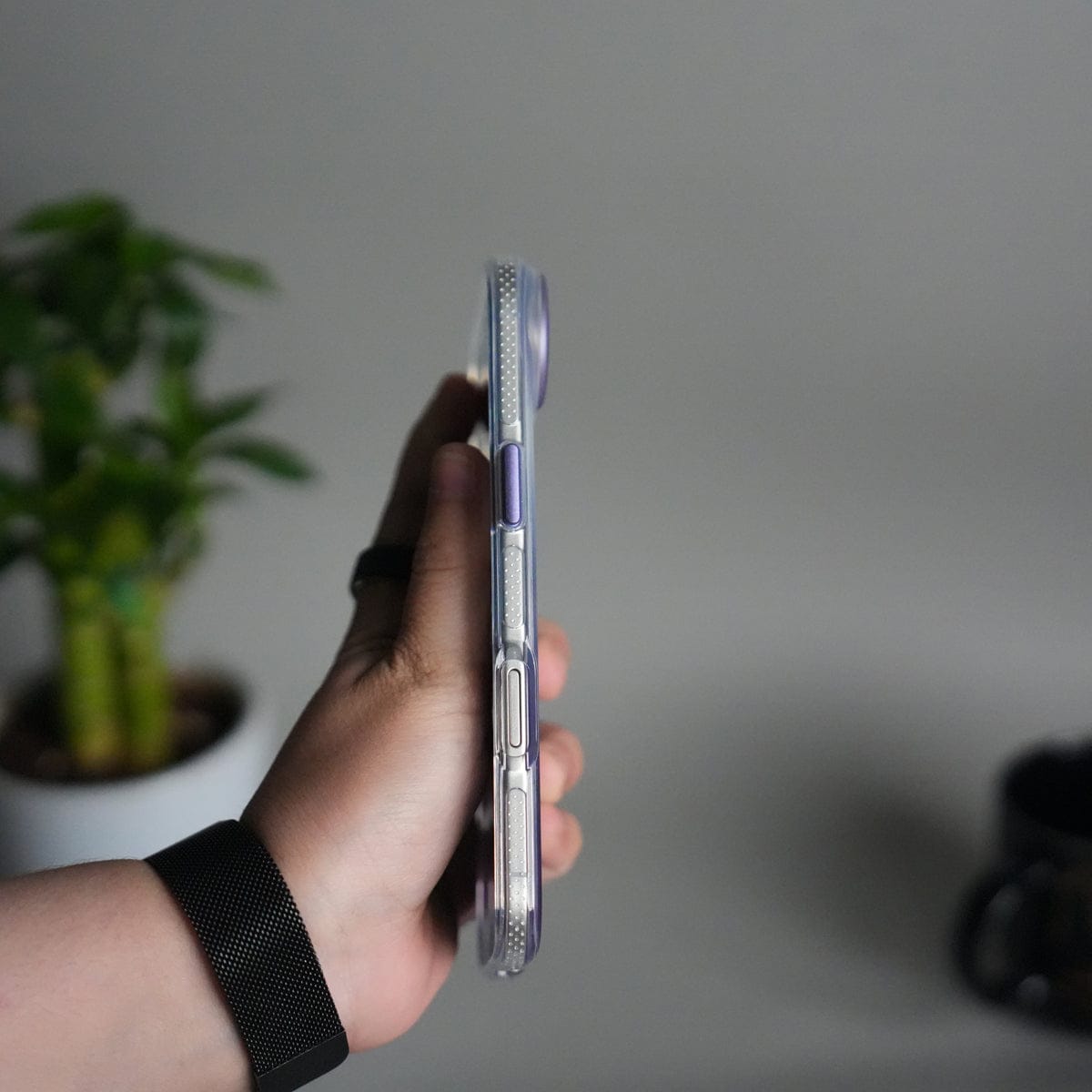 iPhone 17 Air Dual Color Shade Smoke Matte MagSafe Case Cover