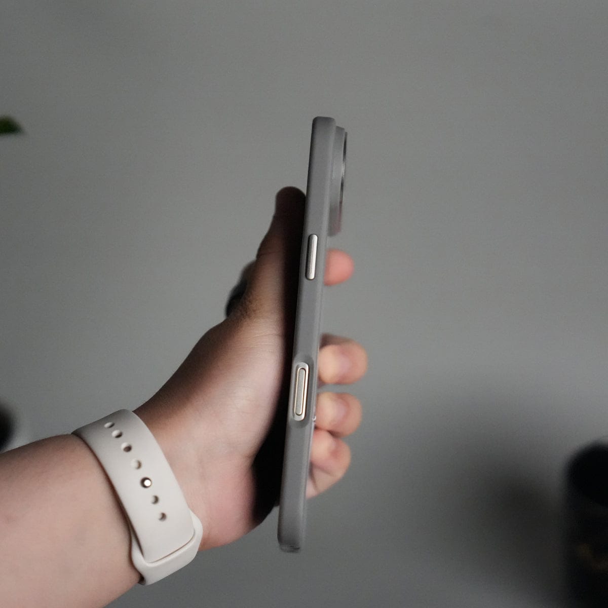 iPhone 17 Air Frosted Case with Metal Camera Bump & Metal Kickstand | Shockproof Matte Hybrid Cover