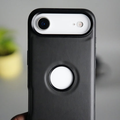 iPhone 17 Air Full PU Leather Inbuilt Metal Stand Case Cover