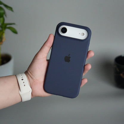 iPhone 17 Air Liquid Silicone Case Cover (Dark Blue)