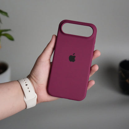 iPhone 17 Air Liquid Silicone Case Cover (Plum)