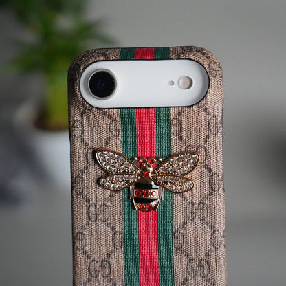 iPhone 17 Air Luxury 3D BEE Stripe Design Case Cover